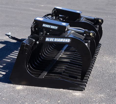 blue diamond skid steer buckets|heavy duty skid steer attachments.